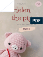 Crochet Pig Helen PDF Amigurumi Free Pattern
