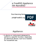 Building A Freebsd Appliance With Nanobsd: Poul-Henning Kamp