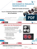 Curso Organizacion de Traslado de Paciente Covid - 19