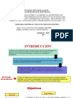 Facultad de Ciencias de La Salud Escuela Profesional de Odontología