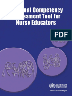 Regional Competency Assessment Tool For Nurse Educators
