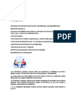 Proceso de Contratación Funlat Universidad Latinoamericana