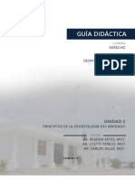 Guía Didáctica - Deontología Unidad 2