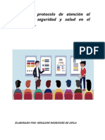 Protocolo de Atención Al Cliente J Seguridad y Salud en El Trabajo