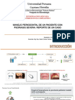 MANEJO PERIODONTAL DE UN PACIENTE CON PSORIASIS SEVERA