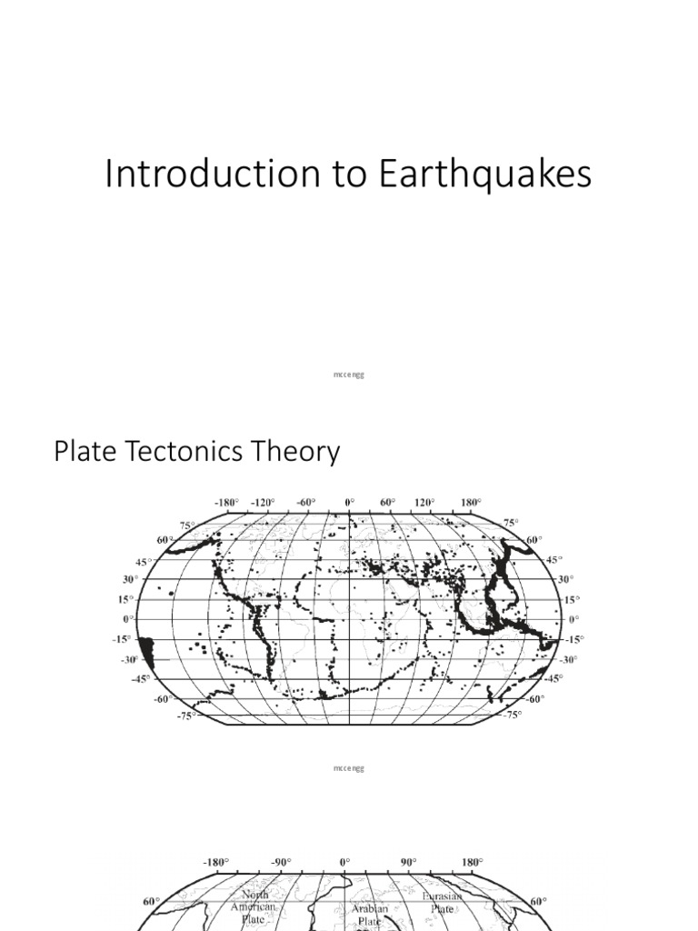 Unit 1 - Introduction To Earthquakes | PDF | Plate Tectonics | Earthquakes
