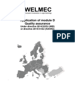 WELMEC Guide 8.4 2017 Application of Module D - Approved