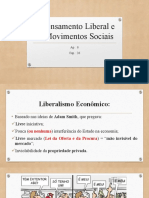 22 O Pensamento Liberal e Os Movimentos Sociais