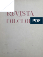 Revista de Folclor An II NR 01-02-1957