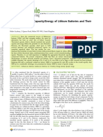 Theoretical Capacity-Energy of Lithium Batteries and Their Counterparts