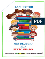 6° Grado Plan Lector Julio 2023