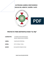 PROYECTO TREN METROPOLITANO "EL PEJI" - Justiniano-Ramirez