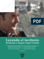 Leyendo El Territorio Homenaje A Miguel Ángel Troitiño