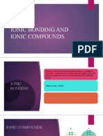 Ionic Bonding and Structure