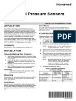 P7640A, B Differential Pressure Sensors: Application