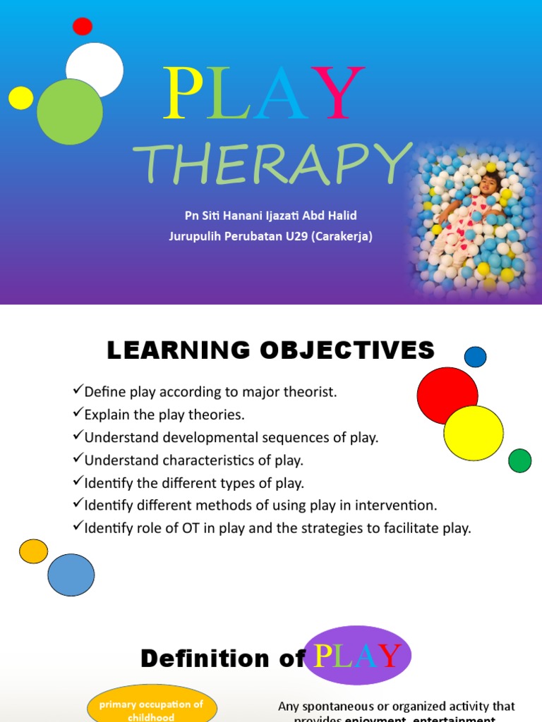 Play Therapy Pdf Developmental Psychology Human Life Stages
