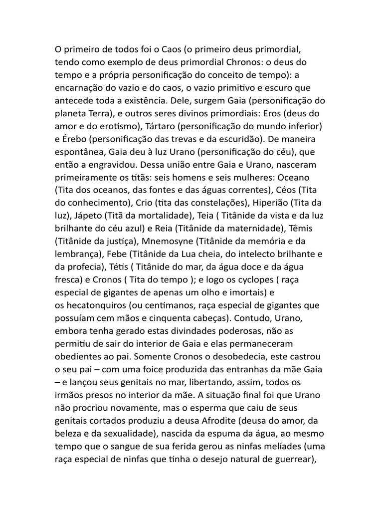 Mitologia Grega Pdf Mitologia Grega Deuses Gregos