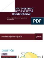 6 Bio Digestivo, Excretor, Biodiversidad