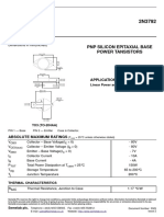 PNP Silicon Epitaxial Base Power Tansistors: Applications