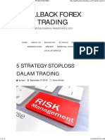 5 Strategy Stoploss Dalam Trading - Pullback Forex Trading