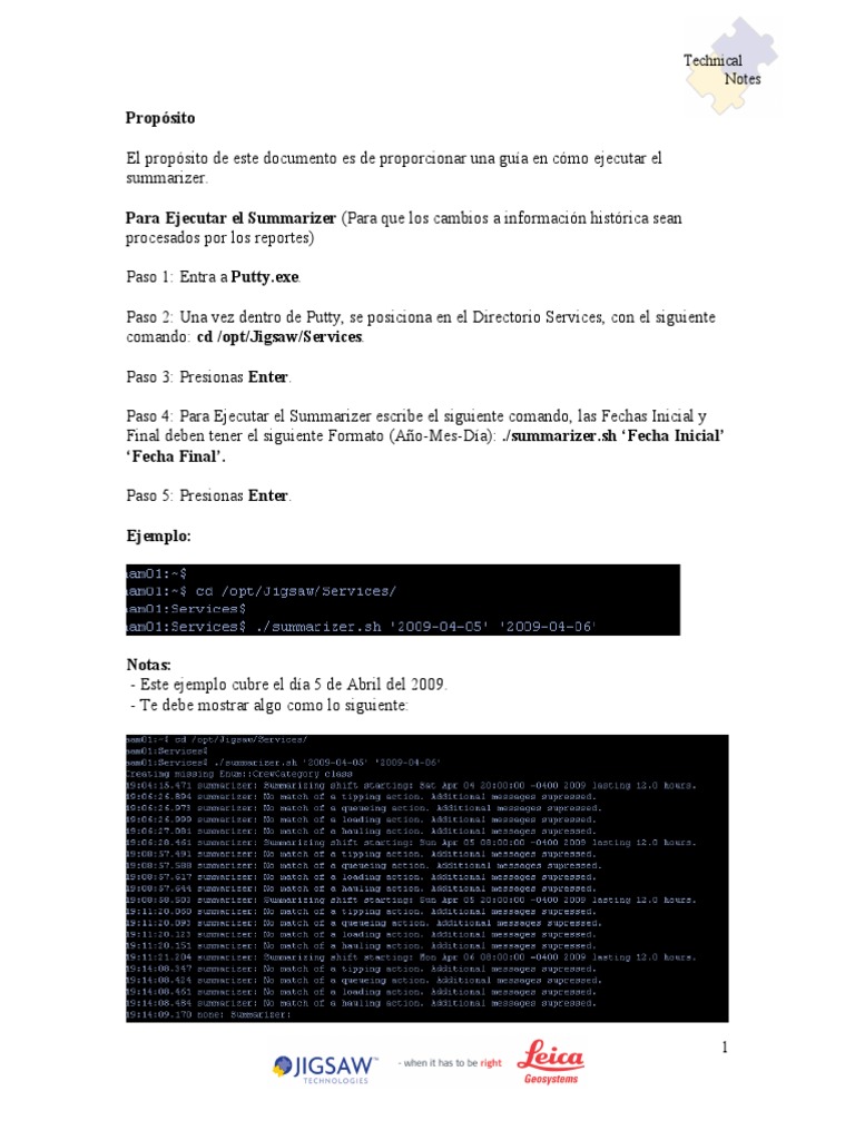 Jview TechnicalNote Es v1 Summarizer | PDF | Informática