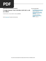 A Single-Channel 10-Bit 160 MSs SAR ADC in 65