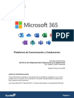 Cotización Microsoft 365 Business Basic - INSTITUTO DE FORMACIÓN PARA TRABAJOS DE ALTO RIESGO IFTAR 20230608