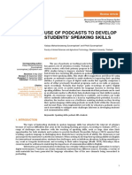 Use of Podcasts To Develop