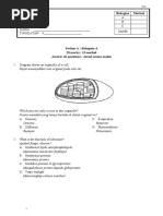 Ujian Sumatif 1 Biologi 2023