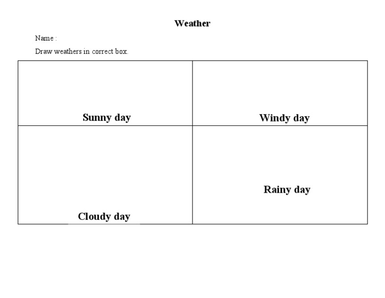 Drawing Weathers | PDF