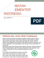 Pengobatan Komplementer Indonesia: Kelompok 1