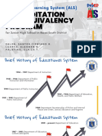 Evaluation of The Alternative Learning System (ALS) - Accreditation and Equivalency (A&E) Program For Junior High School in DepEd Boac South District