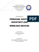 20 - Personal Digital Assistant and Wireless Devices