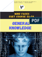 General Knowledge Coursebook (CUET 23-34) - Mind Faces