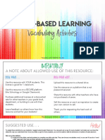 Brain-Based Learning: Vocabulary Activities