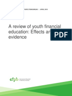 CFPB Youth Financial Education Lit Review