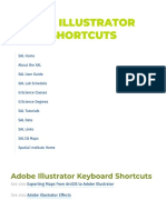 Ilustrator Shortcuts