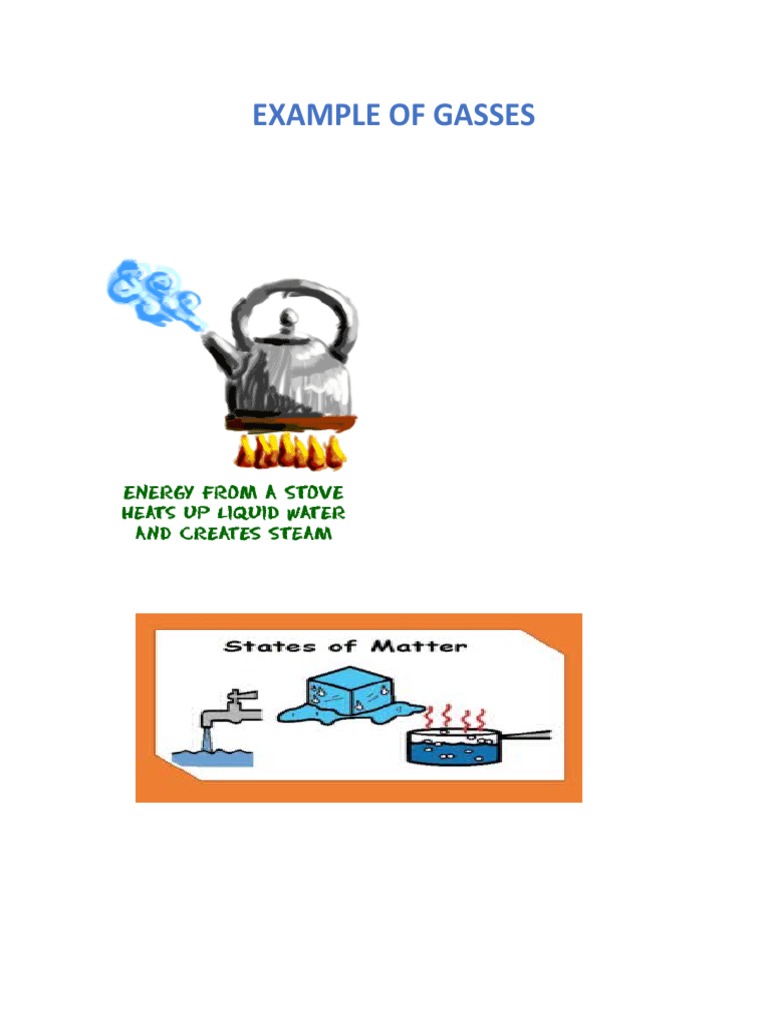 Example of Gasses Science PDF