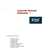 Corporate Financial Statements - I