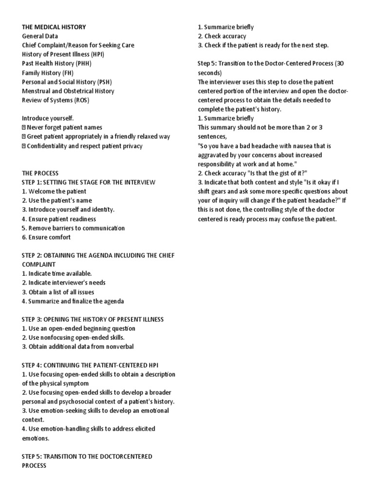 History Taking Checklist Modified | PDF | Hepatitis | Pregnancy