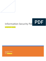 SAQ P2PE Information Security Policy Template