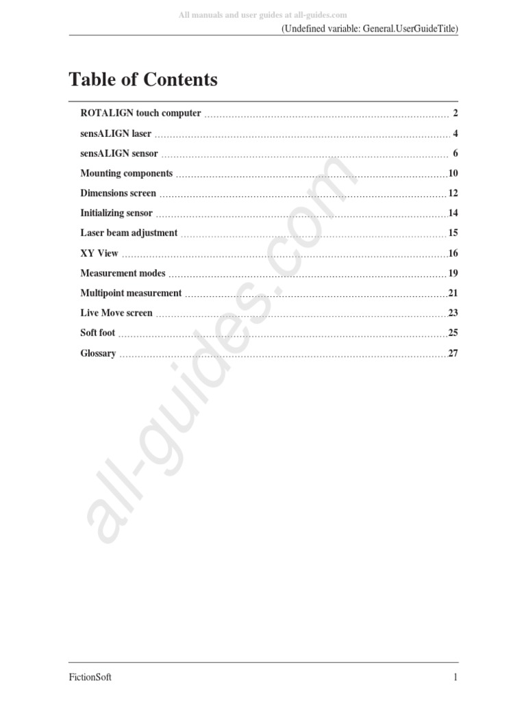 Pruftechnik Rotalign Touch Operation User S Manual 30 PDF