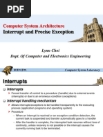 Interrupt and Precise Exception: Computer System Architecture