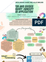 Open and Guided Inquiry Concept and Application