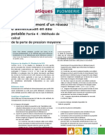 Bonnes Pratiques Dimensionnement Reseau Eau Potable Partie 4