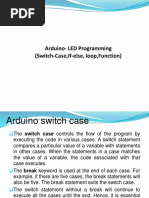 Arduino-LED Programming (Switch-Case, If-Else, Loop, Function)