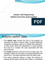 Arduino-LED Programming (Switch-Case, If-Else, Loop, Function)