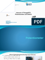 Internet of Things (IOT) Potentiometer and Switch