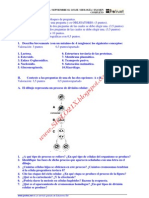 Biologia Selectividad Examen 9 Resuelto Castilla La Mancha Www.siglo21x.blogspot