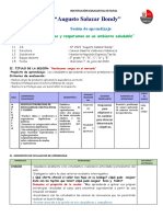 SESION DE APRENDIZAJE 2° "Realizamos Canjes en El Mercado"